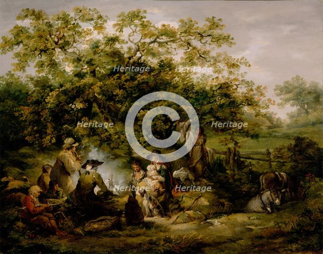 Gypsy Encampment, between 1790 and 1804. Creator: George Morland.