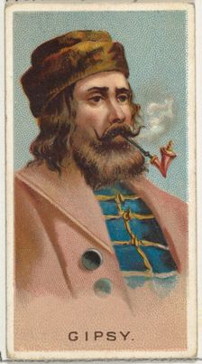 Gypsy, from World's Smokers series (N33) for Allen & Ginter Cigarettes, 1888. Creator: Allen & Ginter