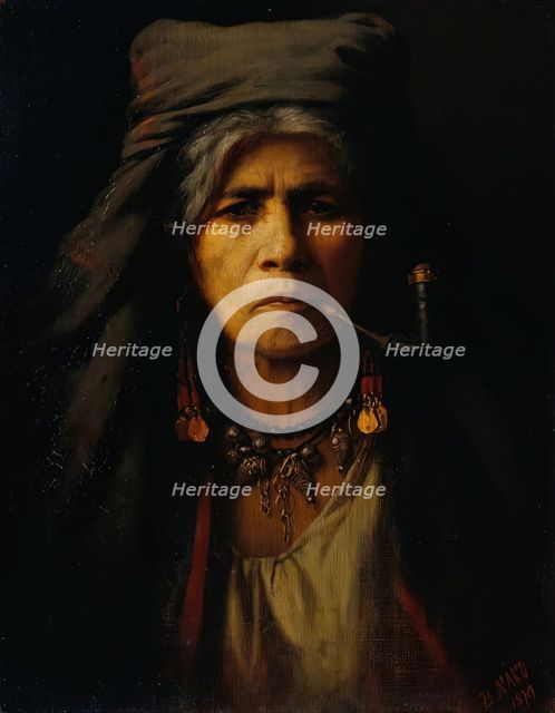 Gypsy woman, 1879. Creator: Bertha Nako.