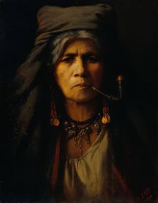 Gypsy woman, 1879. Creator: Bertha Nako