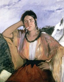 Gypsy with cigarette 1862. Artist: Edouard Manet
