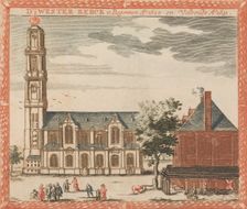 D Wester Kerck in: Tooneel Der Voornaamste Nederlands Huizen, En Lust Hoven, Naar T Lev..., n.d.. Creator: Unknown
