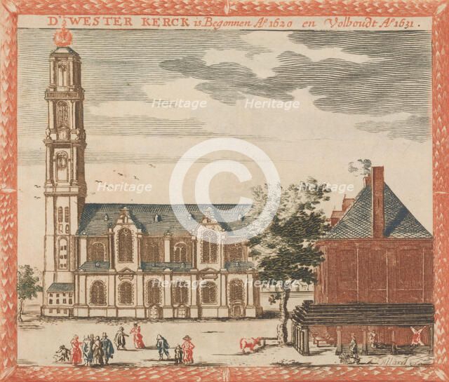 D' Wester Kerck', in: Tooneel Der Voornaamste Nederlands Huizen, En Lust Hoven, Naar T Lev..., n.d.. Creator: Unknown.