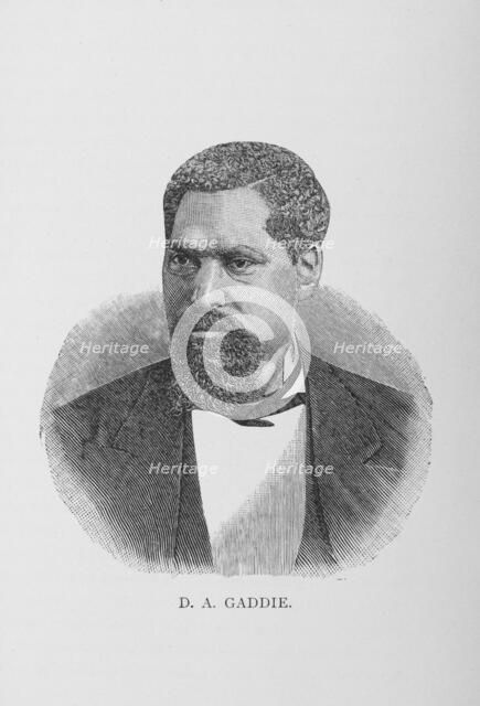 D. A. Gaddie, 1887. Creator: Unknown.