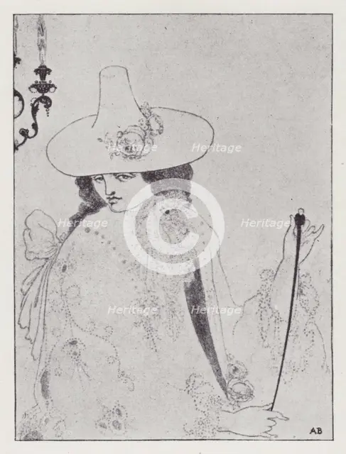 D'Albert, 1897. Creator: Aubrey Beardsley.