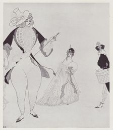 D'Albert in Search of his Ideals, 1897. Creator: Aubrey Beardsley