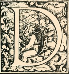 D - An Alphabet by Hans Weiditz c1520-1521, (1908). Creator: Hans Weiditz