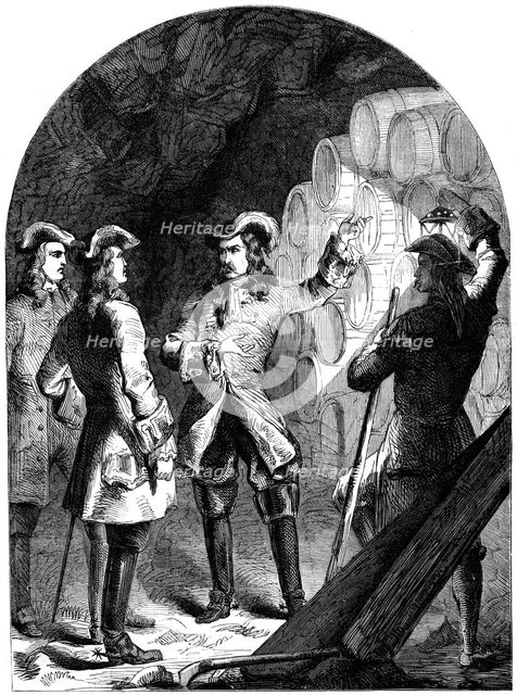 D'Asfeldt and the English officers in the mine, 18th century (19th century). Artist: Unknown