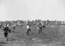 D.C. National Guard in Camp, 1915. Creator: Harris & Ewing