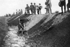 D Company, 1/5 RWR work party, near Baghdad, 1918