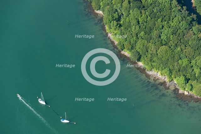 D-Day landing craft maintenance site on the River Dart, Devon, 2014. Creator: Historic England Staff Photographer.