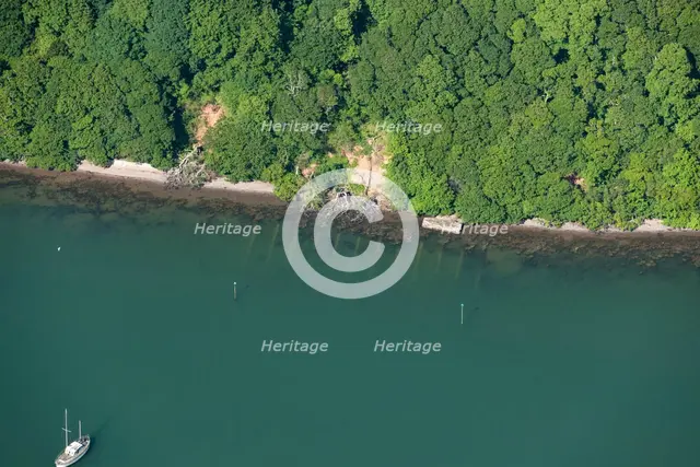 D-Day landing craft maintenance site on the River Dart, Devon, 2014. Creator: Historic England Staff Photographer.