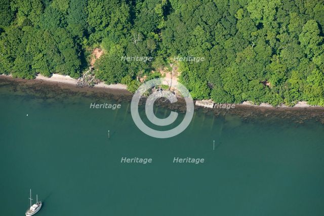 D-Day landing craft maintenance site on the River Dart, Devon, 2014. Creator: Historic England Staff Photographer.