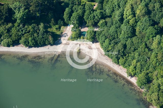 D-Day landing craft maintenance site on the River Dart, Devon, 2014. Creator: Historic England Staff Photographer.