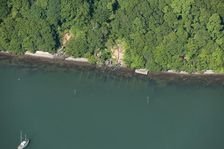 D-Day landing craft maintenance site on the River Dart, Devon, 2014. Creator: Historic England Staff Photographer