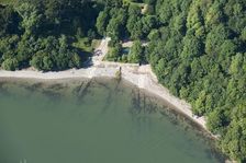 D-Day landing craft maintenance site on the River Dart, Devon, 2014. Creator: Historic England Staff Photographer