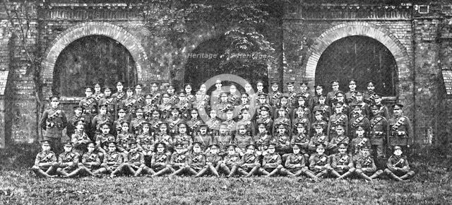 D for Dunlop: the "D Company" of the 8th Battalion Royal Warwickshire Regiment, 1909. Creator: Unknown.