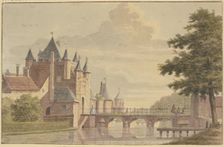 D'groote Hontpoont te Haarlem. Creator: Hendrik de Winter