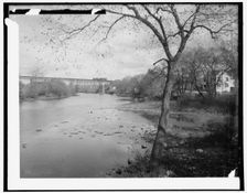 D.L. & W. bridge over the Passaic, Paterson, N.J., between 1890 and 1901. Creator: Unknown