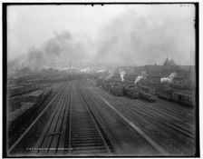 D.L. & W. R.R. yards, Scranton, Pa., between 1890 and 1901. Creator: Unknown