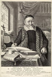D. Leonardus Marius Goezanus, pub. 1654 (engraving). Creator: Claes Corneliszoon Moeyaert (1592–1655) after