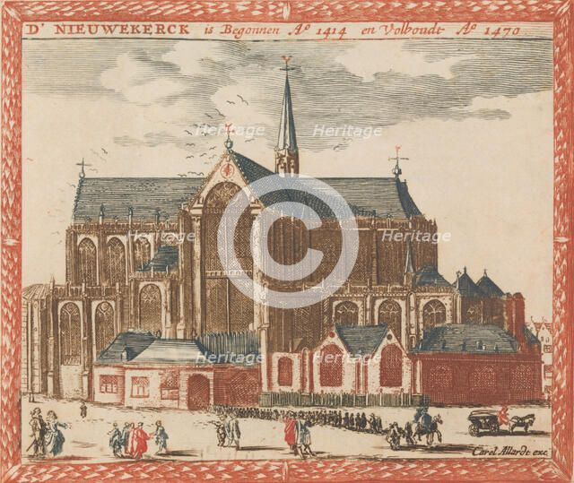 D' Nieuwe Kerck', in: Tooneel Der Voornaamste Nederlands Huizen, En Lust Hoven, Naar T Lev..., n.d.. Creator: Unknown.