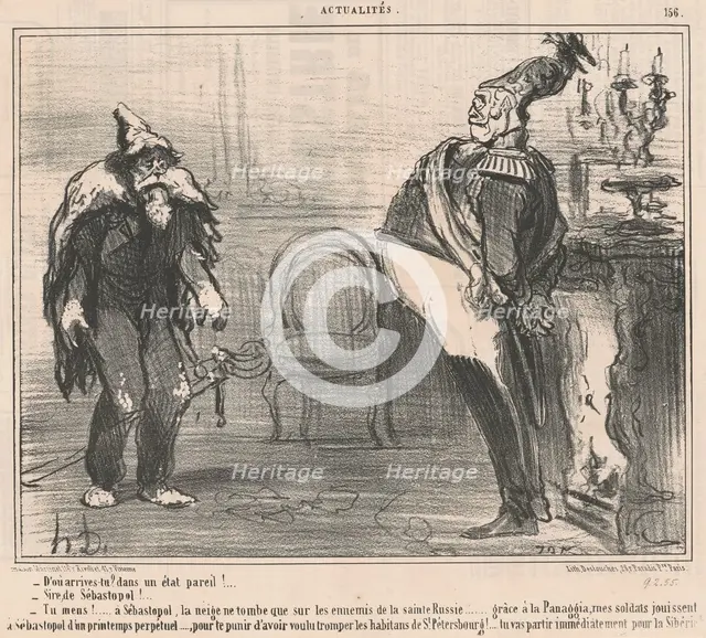 D'ou arrives-tu?, 19th century. Creator: Honore Daumier.
