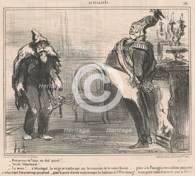 D'ou arrives-tu?, 19th century. Creator: Honore Daumier.