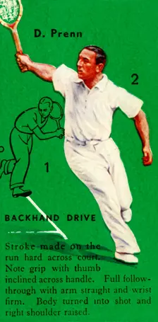 D. Prenn - Backhand Drive c1935. Creator: Unknown