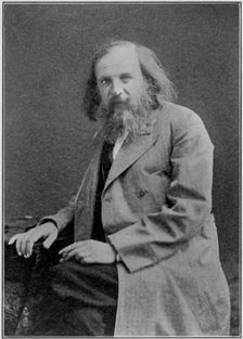 Dmitiri Ivanovich Mendeleyev (1834-1907), Russian chemist, c1900s. Creator: Unknown