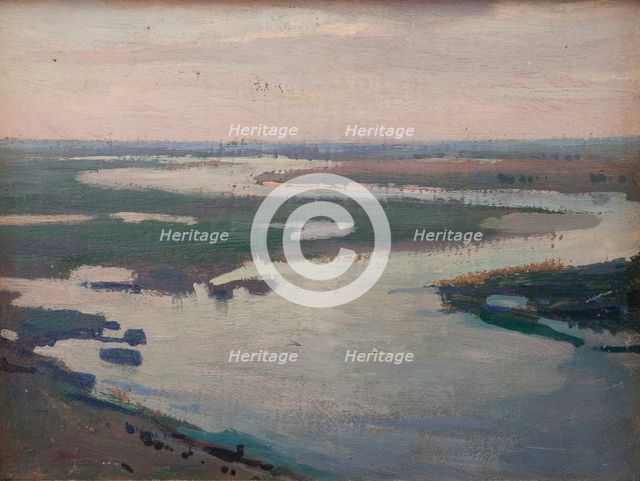 Dniepr (Limany Dniepru o swicie), 1903. Creator: Jan Stanislawski.
