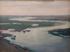 Dniepr (Limany Dniepru o swicie), 1903. Creator: Jan Stanislawski