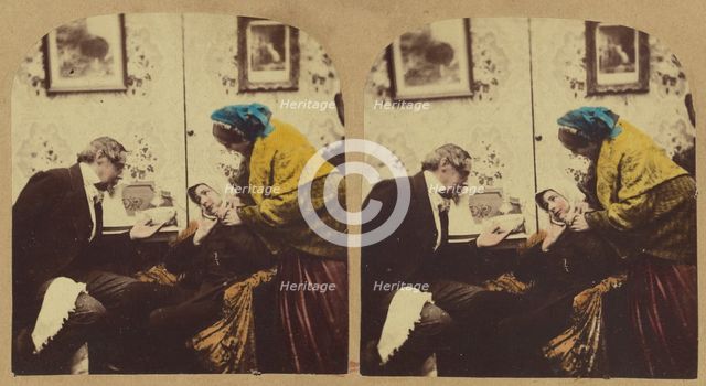 "Do have it out.", about 1865. Creator: London Stereoscopic & Photographic Co.