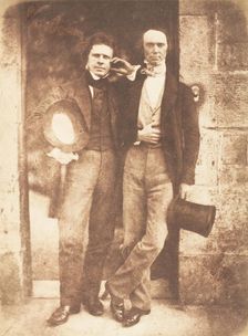 D.O. Hill and W.B. Johnstone, 1843-47. Creators: David Octavius Hill, Robert Adamson, Hill & Adamson