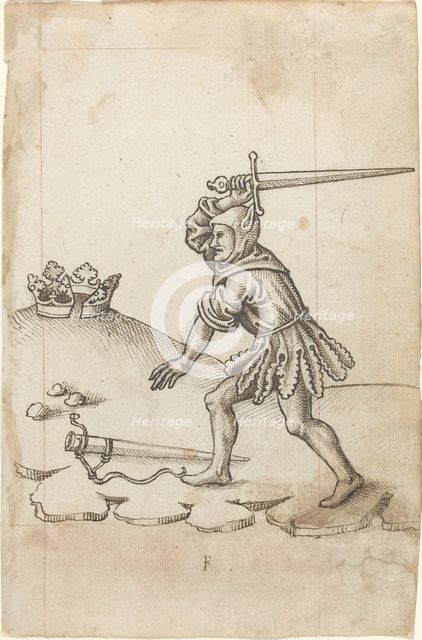 Do Not Break the Crown [fol. 43 recto], c. 1512/1515. Creator: Unknown.