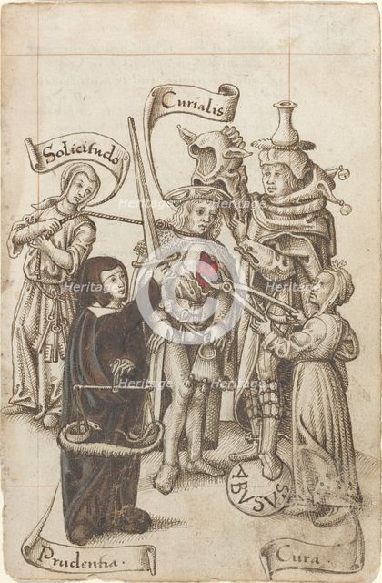 Do Not Eat Your Heart out [fol. 22 recto], c. 1512/1515. Creator: Unknown.