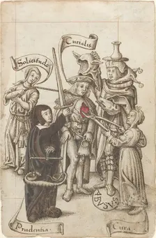 Do Not Eat Your Heart out [fol. 22 recto], c. 1512/1515. Creator: Unknown