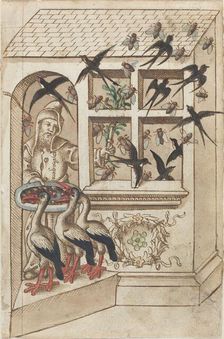 Do Not Have Swallows under the Same Roof [fol. 40 recto], c. 1512/1514. Creator: Unknown