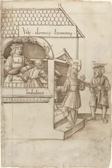 Do Not Sit on the Grain Measure [fol. 12 recto], c. 1512/1515. Creator: Unknown