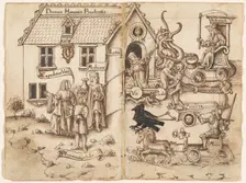 Do Not Turn Back When You Arrive at the End [fol. 26 verso / 27 recto], 1512/1514. Creator: Unknown