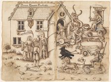 Do Not Turn Back When You Arrive at the End [fol. 26 verso / 27 recto], 1512/1514. Creator: Unknown