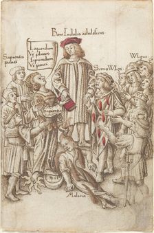 Do Not Walk outside the Public Highway [fol. 35 recto], c. 1512/1515. Creator: Unknown