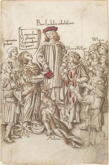 Do Not Walk outside the Public Highway [fol. 35 recto], c. 1512/1515. Creator: Unknown