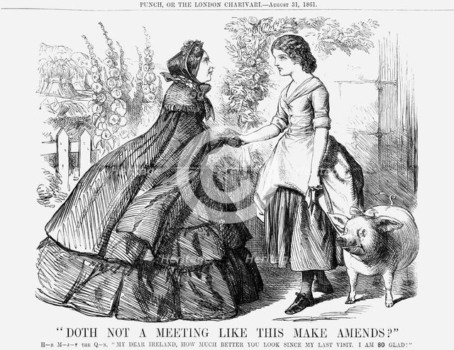 "Doth Not a Meeting Like This Make Amends?", 1861. Creator: Unknown.