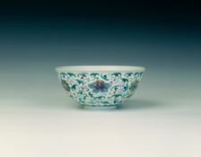 Doucai bowl with floral scrolls, Qing dynasty, Qianlong period, China, 1736-1795