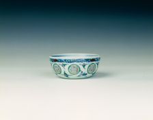 Doucai cup, Qing dynasty, late Kangxi period, China, 1700-1722. Creator: Unknown