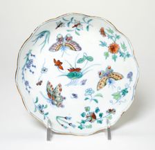 Doucai Dish, Qing dynasty (1644-1911), Daoguang period (1821 -1850). Creator: Unknown