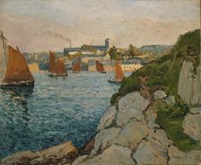 Douarnenez in Sunshine, 1897. Creator: Maxime Emile Louis Maufra