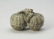 Double Melon-Shaped Box, Northern Song dynasty (960-1127). Creator: Unknown