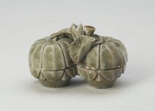 Double Melon-Shaped Box, Northern Song dynasty (960-1127). Creator: Unknown
